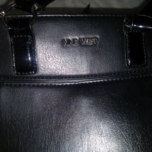 Black satchel purse